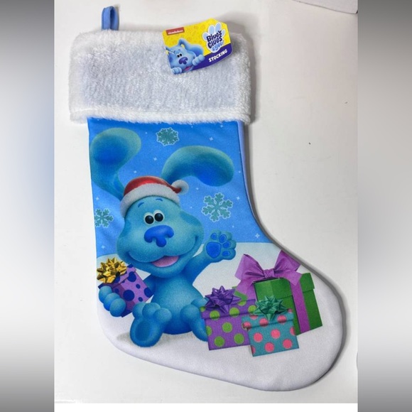 Nwt Nickelodeon Blues Clues & You Blue Christmas Stocking 14.5 “Long - Picture 5 of 5